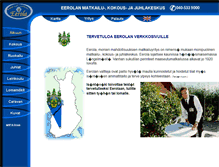 Tablet Screenshot of eerolanmatkailu.fi